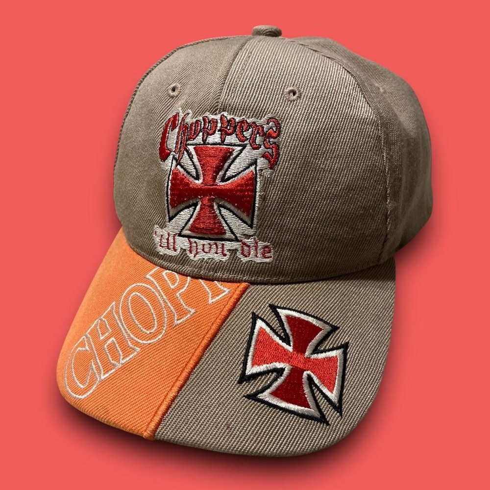 Vintage West Coast Choppers Hat 90s Motorcycles Biker Mcbling